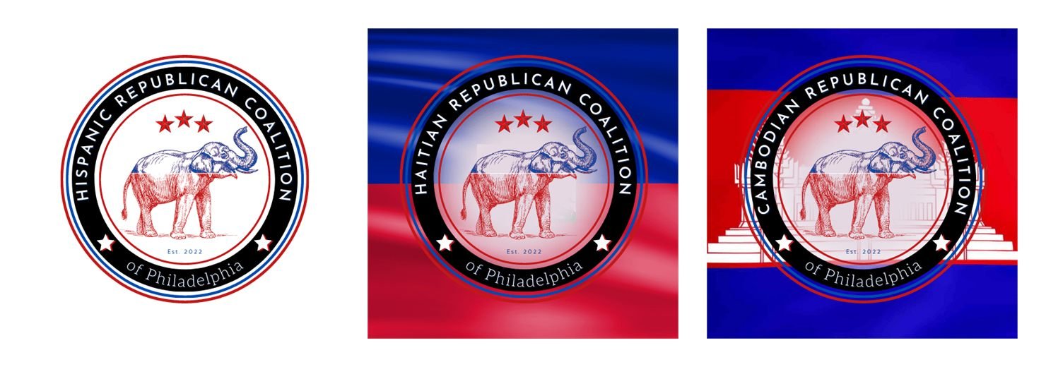 Hispanic Republican Coalition of Philadelphia — Sister coalitions — Hispanic, Haitian, Cambodian