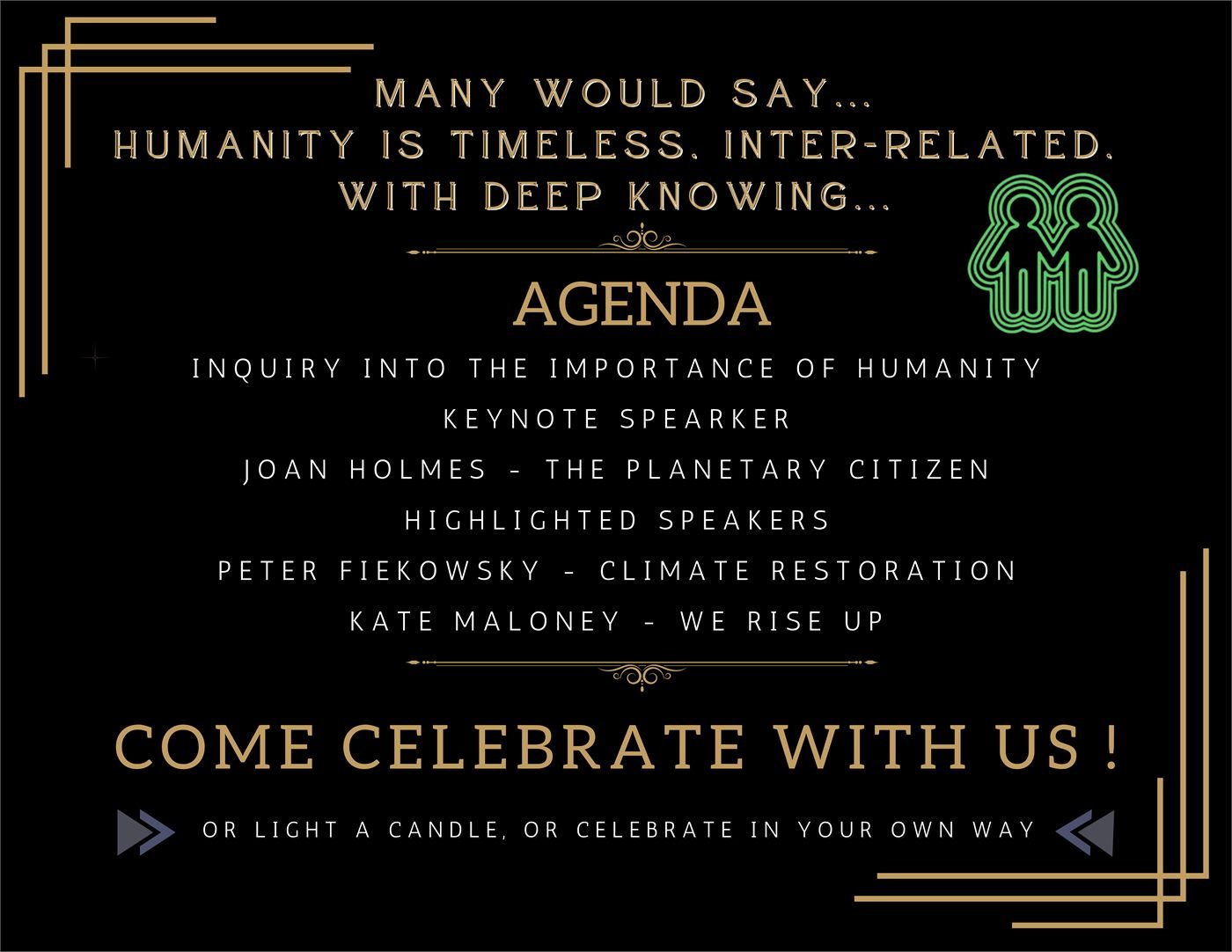 Human Spirit Institute — Humanity Day invitation